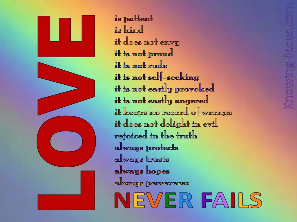  1 Corinthians 13:8 The Greatest Love (devotional)01:27